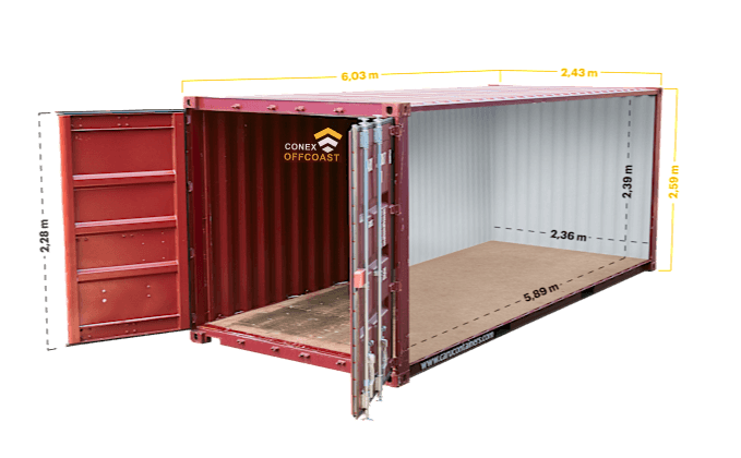 Buy 20ft Standard Three Door Handles Container - Image 4